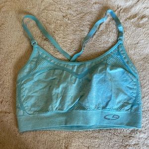 blue Champion sports bra